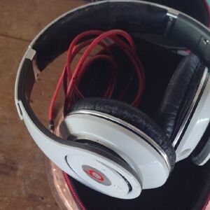 Beats White Wired Over-Ear Headphones